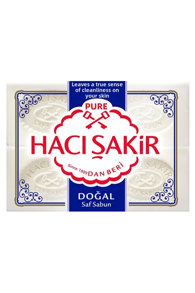 Hacı Şakir 2 Pcs White Bath Soap 600 g