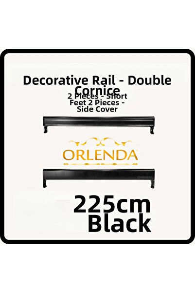 Orlenda Διακοσμητικό κάλυμμα - Διπλό κάλυμμα - Κάλυμμα αλουμινίου δύο καναλιών