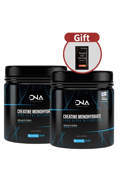 Dna Nutrition كرياتين 125 جرام × 2 قطعة (إجمالي 250 جرام - 50 حصة)