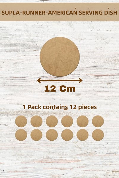lexi Supla American Service Runner Mdf 3 mm Thickness 50 Size Options (1-50 cm)