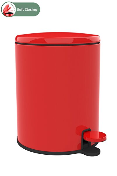Prima Nova Κάδος απορριμμάτων Cigo με πεντάλ Μπάνιο Κουζίνα Γραφείο 6 Lt Κόκκ...