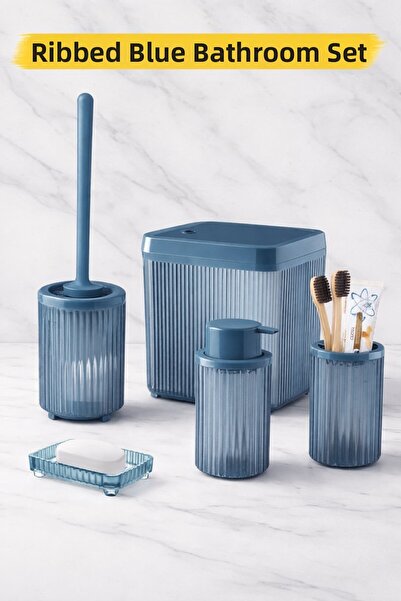 decorev Modern Designed 5 Piece Bathroom Accessory Set Dc-6791