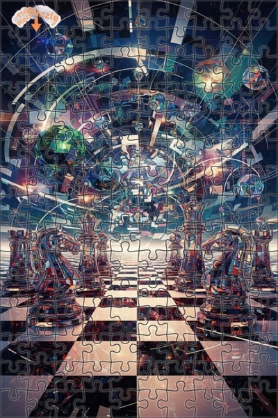 Teona Ahşap لغز خشبي بإطار مزدوج الطبقات من كريستال شاكر، 150 قطعة، 20×30