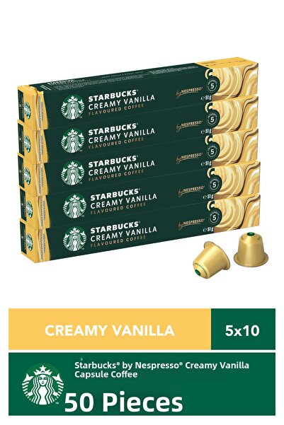 Starbucks By Nespresso Vanilla Capsule Coffee 5 X 10 Pieces