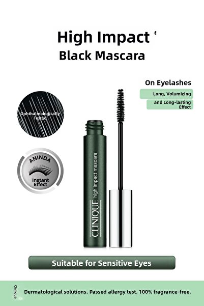 Clinique High Impact Mascara,01 Black,7 ml-Mascara Cu Efect de Volum Si Lungime