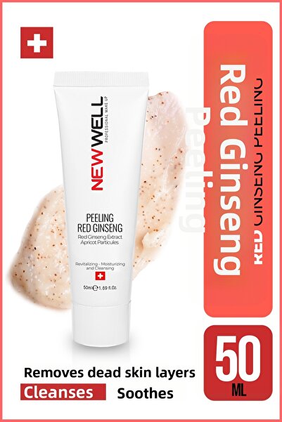 New Well Peeling cu Ginseng Roșu - Extract de Caise (50ML)