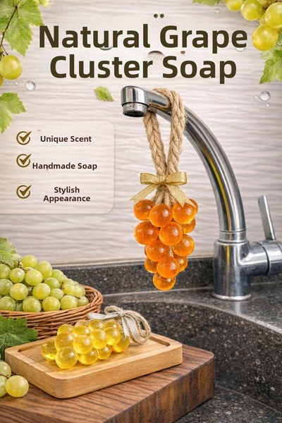 ARMELUXE SHOP Natural Grape Bunch Soap