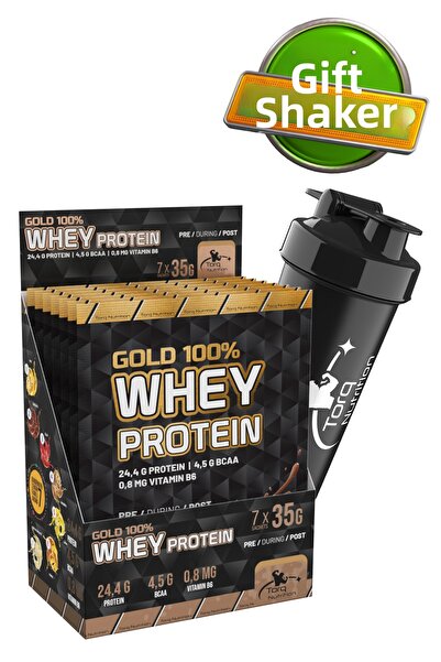 Torq Nutrition بروتين مصل اللبن جولد 35 جرام × 7 أكياس - كوكيز