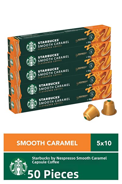 Starbucks By Nespresso Caramel Capsule Coffee 5 X 10 Pieces