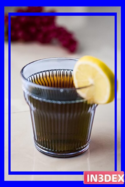 İN3DEX Unbreakable Acrylic Water Cup 300ml Navy Blue Color