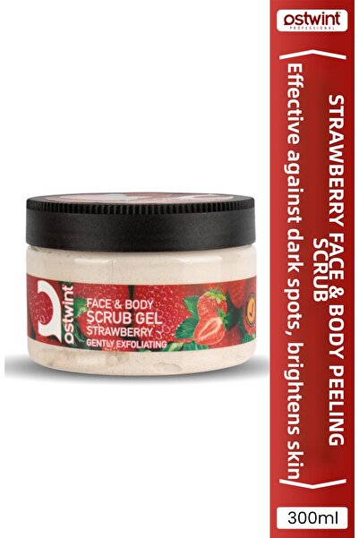 Ostwint جل مقشر للوجه والجسم بخلاصة الفراولة 300 مل