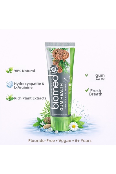 Biomed Gum Health Fluoride-Free Toothpaste – Gum Care & Long-Lasting Fresh Br...