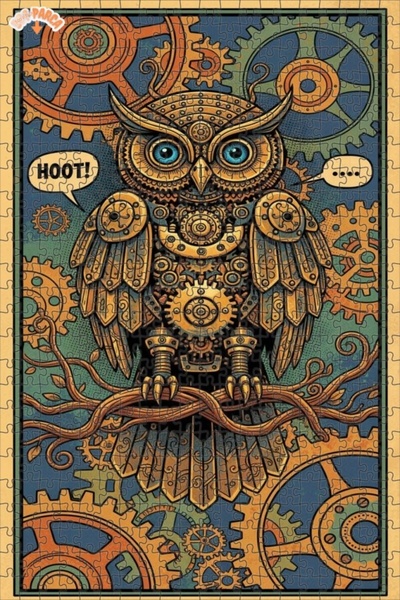 Teona Ahşap لغز خشبي مؤطر بطبقتين من ميكانيك البويه آرت 500 قطعة 50x30