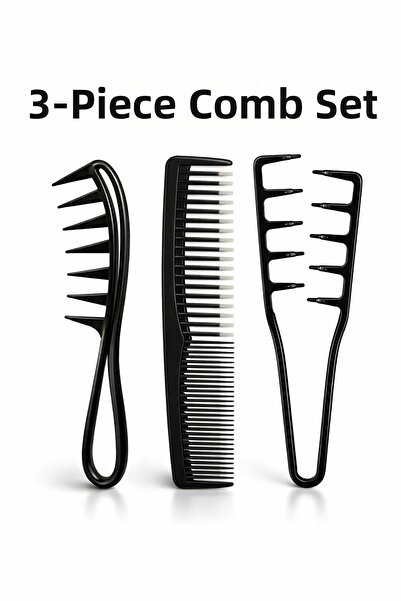 Tikatti 3-Piece Styling Wax Comb Set