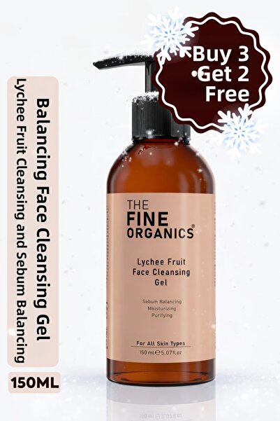 THE FINE ORGANICS Purifying & Sebum Balancing Facial Cleansing Gel with Lice ...