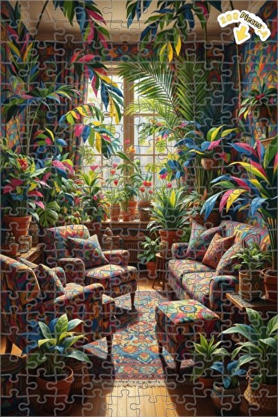 Teona Ahşap لغز خشبي بإطار مزدوج الطبقات من رينك كومبوسيه تروبيكال فاها 200 ق...