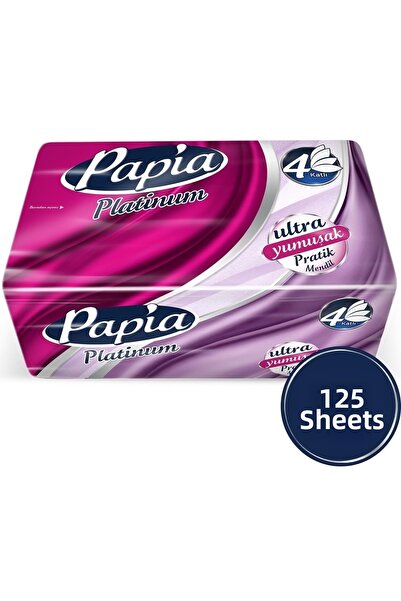 Papia Platinum Practical Wipes 125 Sheets (4-Ply) Single Pack
