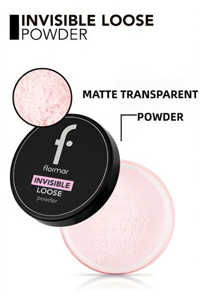 Flormar Invisible Loose Powder Transparent & Semi-Matte Finish Setting Powder