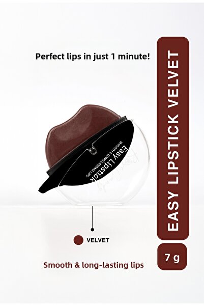 Rose Candy أحمر شفاه مخملي سهل الاستخدام |   أحمر شفاه ماتي ذو مظهر طبيعي يدو...
