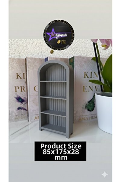 aysanova Miniature Bookshelf 2, Miniature Library, Book Lovers, Hobby