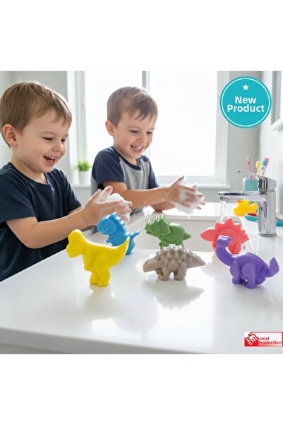 Chikopy Hand Washing Soap Dinosaur Shaped Strawberry Scented – Soap for Child...