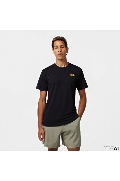 THE NORTH FACE Ss Collage pentru bărbați, negru tricou