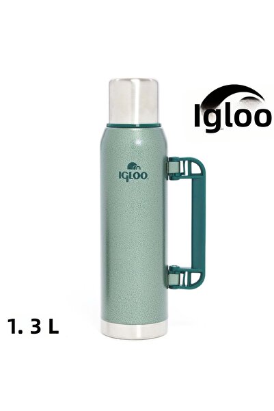 IGLOO قارورة ترمس كلاسيكية سعة 1.3 لتر من ليجند بوتي باللون الأخضر