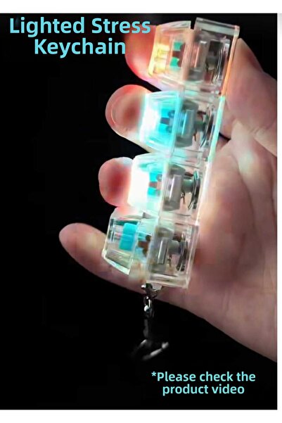 NEWSTORE HOME Lighted Keyboard-Stress Relief Keychain