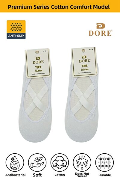 Dore Original Women's Non-Slip Sole Pilates Yoga Dance Ballet Anti-Slip Socks...