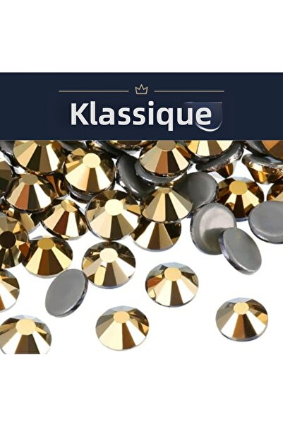 Klassiqe حجر كريستال الهيماتيت الذهبي (Hotfix) ss10 - 1440 قطعة