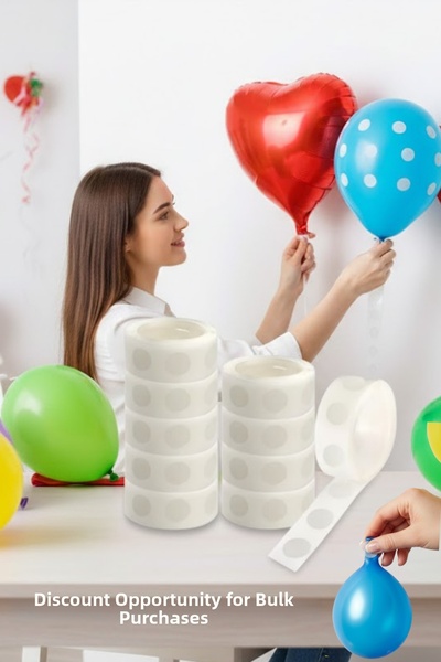 selens party 100 bucăți bandă de lipire pentru baloane Bandă cu două fețe Ban...
