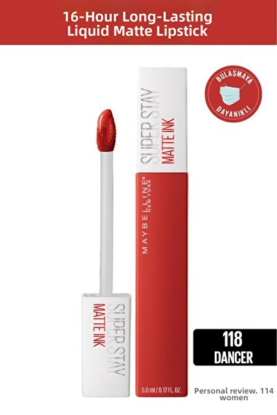 Maybelline New York Super Stay Matte Ink City Edition Liquid Matte Lipstick -...