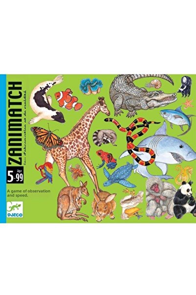 djeco ألعاب بطاقات Zanimatch