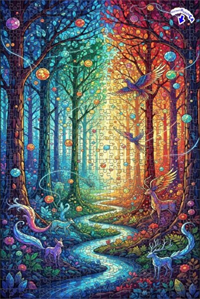 Teona Ahşap لغز خشبي بإطار مزدوج الطبقات من ماسالسي أورلاند مونسترز 600 قطعة ...