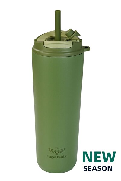 Fagel Fenix قارورة حرارية من الفولاذ المقاوم للصدأ بطبقة مزدوجة سعة 710 مل من...