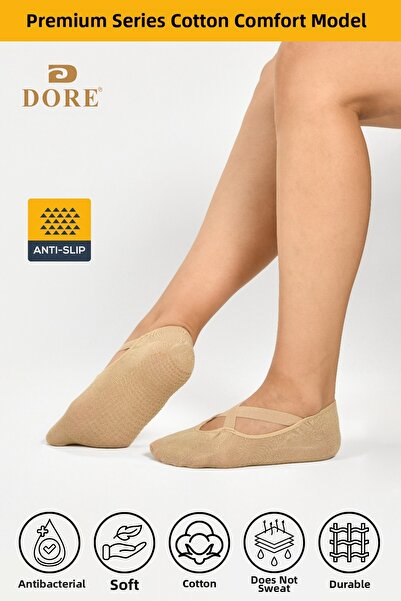 Dore Original Women's Non-Slip Sole Pilates Yoga Dance Ballet Anti-Slip Socks...