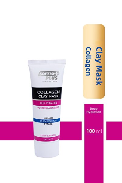 Softto Plus Collagen Oil Control and Balancing Clay Mask - 100 ML