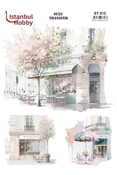 İstanbul Hobi Water Transfer Paper 25X35Cm St-812