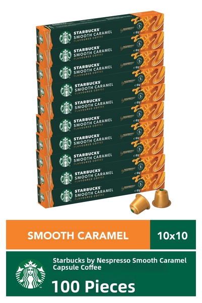 Starbucks قهوة كراميل نسبريسو كبسولات 10 × 10 قطع