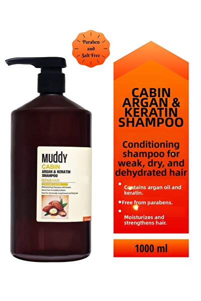 Muddy Argan Keratin Shampoo -8697426731230
