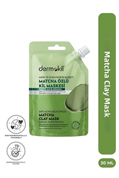 Dermokil Anti-Acne and Blackhead Matcha Extract Clay Mask 30 ml