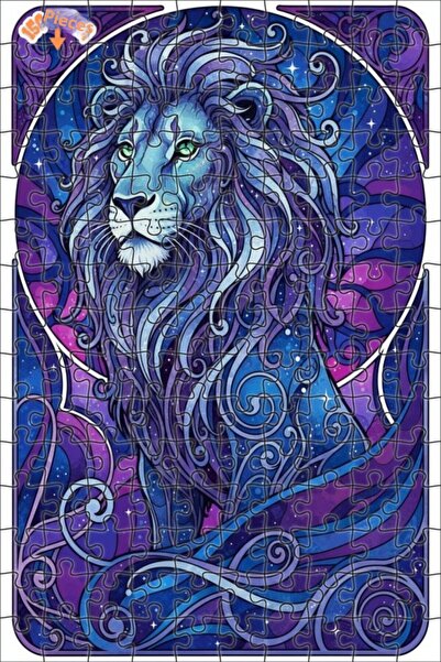 Teona Ahşap لغز خشبي فني ذو طابقين من فيلم الأسد الملك 150 قطعة 20×30