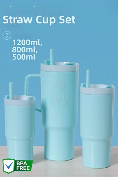 Ecrou كوب 3 في 1 مع مقبض جانبي وقش للشرب