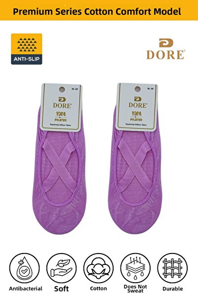 Dore Șosete anti-alunecare pentru femei, Pilates, Yoga, Dans, Balet - Mărime ...