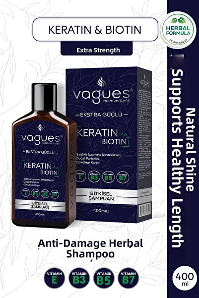 Vagues Premium Care Keratin Biotin Anti-Hair Loss, Fast Growth Effective Herb...