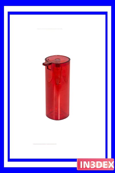 İN3DEX Red Acrylic Liquid Soap Dispenser 250ml Capacity