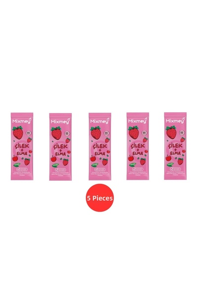 Mix Mixmey Apple and Strawberry Fruit Bar 20 g (5 Pcs)