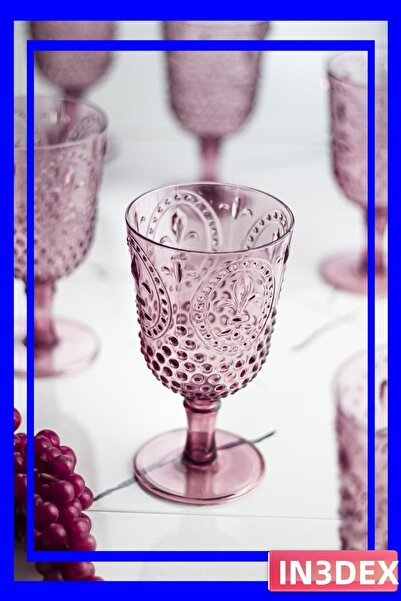 İN3DEX Unbreakable Acrylic Water Cup 450ml Plum Color