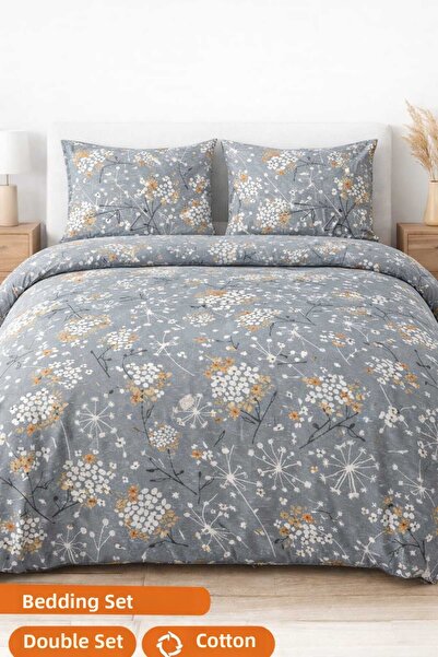 Loova Σεντόνι με λάστιχο τεμάχια Σετ παπλωματοθήκης Διπλό 100% Ακατέργαστο Βα...