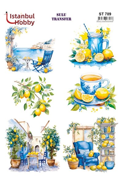 İstanbul Hobi Water Transfer Paper 25X35Cm St-789